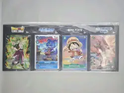 2023 Gen Con Bandai Promo Sheet (Digimon, One Piece, DBS, Battle Spirits) FOIL - Image 1
