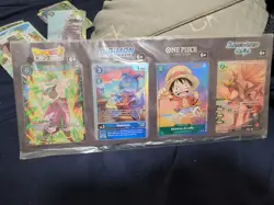 Gen Con BANDAI Promo Sheet (Digimon, One Piece, DBS, Battle Spirits) Luffy - Image 1