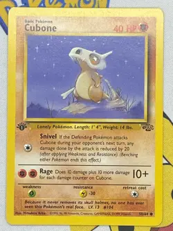 Cubone 50/64 Jungle 1st Edition Pokemon Card WOTC !! - Image 1