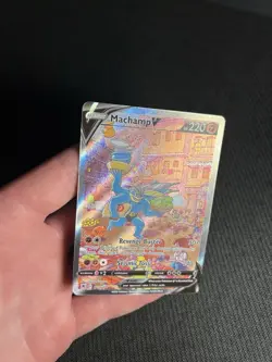 Pokemon TCG Machamp V 172/189 Swsh10: Astral Radiance Alternate Art NM - Image 5