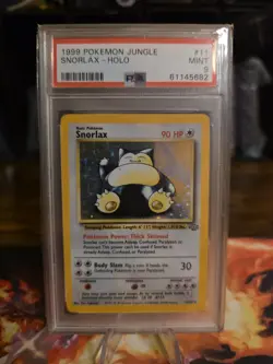 Pokemon - Jungle Set - Snorlax - Holo - 1999 - 11/64 - PSA 9 – Mint - Image 1