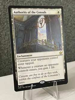 Authority of the Consuls - MTG Foundations FDN #137 Rare Near Mint - Image 2