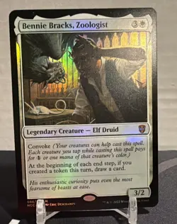 1x Foil Bennie Bracks, Zoologist Commander: Streets Of New Capenna NM Rare - Image 1