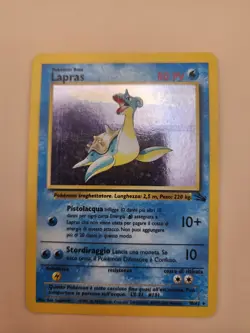 Pokemon Lapras 10/62 Fossil Holo Italian MP-HP - Image 3