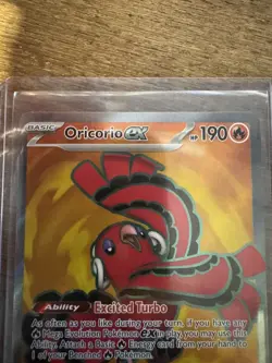 Oricorio EX 110/094 Me02: Phantasmal Flames Holo Near Mint Condition Pokemon TCG - Image 4
