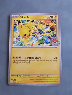 Pokemon TCG - SVP225 Pikachu - 2025 World Championships Promo Card - NM/M - Image 1