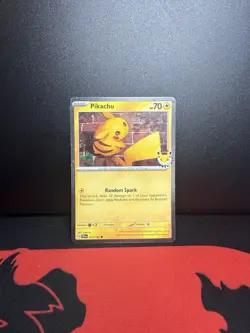 Pikachu 051 /162 Stamped 2026 Pokemon Day 30 Promo TCG With Coin - Image 2