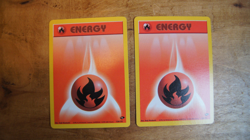 Fire Energy 128/132 x2 Gym Challenge Pokemon TCG Card Wotc Near Mint (#675) - Image 1
