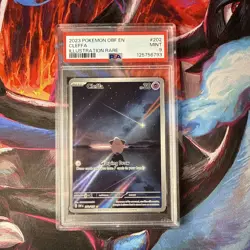 2023 POKEMON SV OBSIDIAN FLAMES - OBF EN #202/197 CLEFFA ILLUSTRATION RARE PSA 9 - Image 1