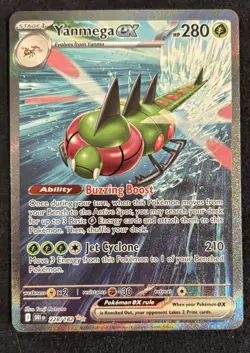 Yanmega ex 228/182 Special Illustration Rare SV10: Destined Rivals Pokemon NM - Image 1