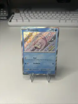 Pokemon TCG Slowpoke 116/091 Sv: Paldean Fates Holo Shiny Rare - Image 1
