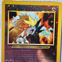 CGC 10 GEM MINT Entei 2001 Black Star Promos 34 Reverse Holo Swirl Pokemon Card - Image 5