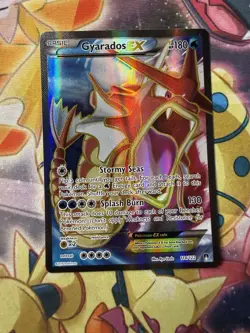 Pokemon Gyarados EX TCG Full Art Holo Card XY Breakpoint 2016 114/122 NM - Image 1