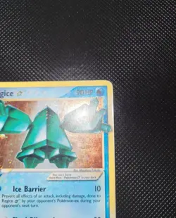 Pokemon Card-Regice-Gold Star-Holo-Legend Maker-90/92-ENG-LP-SWIRL - Image 3