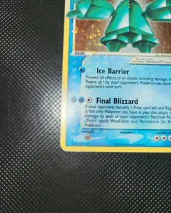 Pokemon Card-Regice-Gold Star-Holo-Legend Maker-90/92-ENG-LP-SWIRL - Image 5