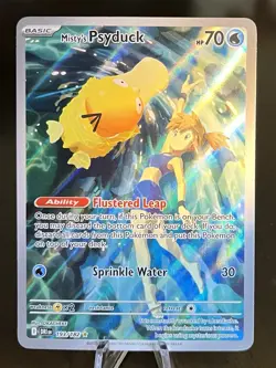 Pokemon MISTY'S PSYDUCK Illustration Rare Destined Rivals 193/182 ENG - Image 1