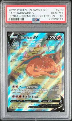 Charizard v SWSH260 Sword & Shield Promo PSA 10 - Image 1