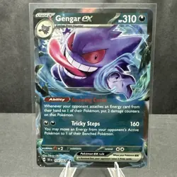 Gengar ex 104/162 Holo Double Rare Temporal Forces Pokemon Card NM TCG - Image 1
