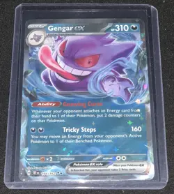 Gengar ex Temporal Forces ⭐Double Rare⭐ Holo Pokemon Card 104/162 NEAR MINT 🔥 - Image 1