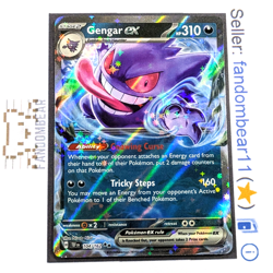 2024 Gengar EX Double Rare 104/162 SV Temporal Forces Pokemon card NM/LP - Image 1