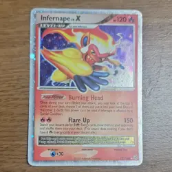Pokemon Infernape LV.X Diamond & Pearl 121/130 Holo Ultra Rare Level Up 120HP - Image 1