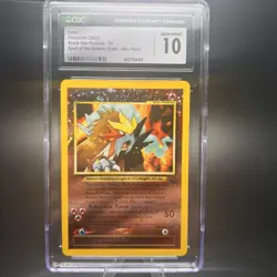 2001 Pokemon ENTEI #34 - WOTC Black Star Promo Reverse Holo - CGC Gem Mint 10 - Image 1