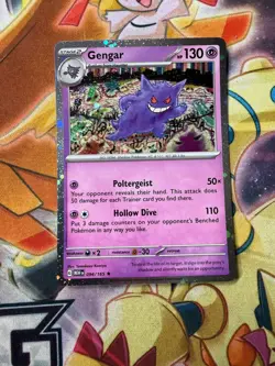 3 SWIRLS - Gengar 094/165 Cosmos Holo Pokemon 151 SWSH Sam’s Club Exclusive - Image 1