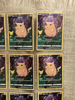 12 Pikachu 5/25 NM / M Full Art Holo Pokemon Celebrations 25th Anniversary TCG - Image 4