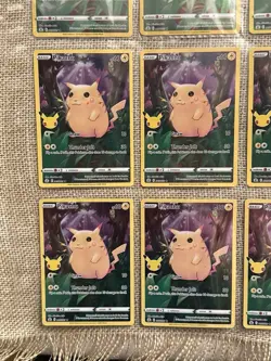 12 Pikachu 5/25 NM / M Full Art Holo Pokemon Celebrations 25th Anniversary TCG - Image 5