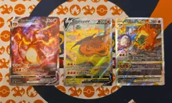 Pokemon TCG Charizard UPC Promo Set SWSH260 SWSH261 SWSH262 VMAX VSTAR V NM - Image 3