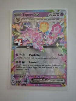Pokemon TCG - Espeon ex 034/131 Play Stamped Prize Pack Series 7 Holo - Image 1