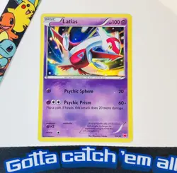 Pokemon 2015 LATIAS XY HOLO Rare Trainer Kit: Latios & Latias 30/30 LP - Image 1
