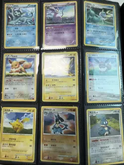 Korean pokemon Card lot binder collection XY SM BW CP EX SR Full Art Promo Used - Image 3