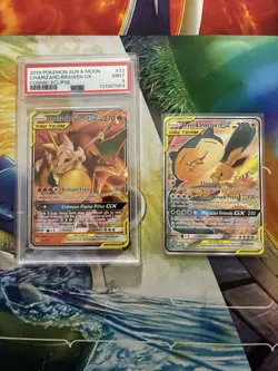Pokemon Card Lot PSA Full Art Alt Art Fire Tag Team Charizard Snorlax Eevee - Image 1