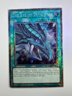 The Eye of Timaeus RA04-EN192 Platinum Secret Rare 1st Edition YuGiOh Card NM - Image 1