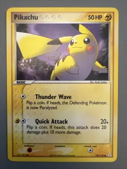 Pokemon TCG - Pikachu 78/110 EX Holon Phantoms Non Holo - MINT CONDITION! - Image 1