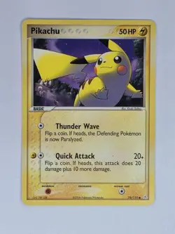 Pokemon TCG Pikachu 78/110 Holon Phantoms Non Holo Common NM - Image 1