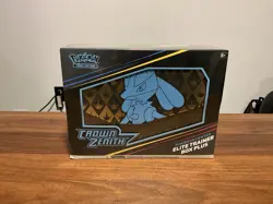 Pokemon Center Exclusive Crown Zenith Elite Trainer Box Plus - 12 Packs 820650851872 - Image 1