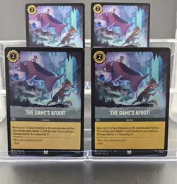 Disney Lorcana The Game's Afoot! 198/204 Whispers in the Well Uncommon 4 Cards - Image 1