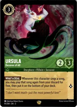DISNEY LORCANA INTO THE INKLANDS CARDS YOU PICK #1 - #204 ****FREE SHIPPING**** - Image 1