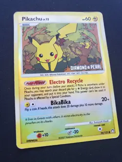 Pikachu 94/123 - Reverse Holo - Mysterious Treasures *HP* Heavy Play TCG POKEMON - Image 3