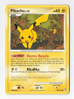 Pikachu 94/123 Normal Common Mysterious Treasures Pokemon Card TCG LP/NM - Image 1