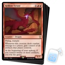 HELLKITE TYRANT X4 Final Fantasy Commander Magic MTG MINT CARD - Image 1