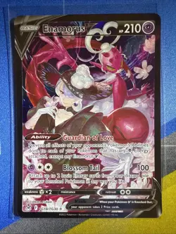 Enamorus V TG18/TG30 Pokemon TCG Lost Origin Trainer Gallery Holo Ultra Rare NM - Image 1