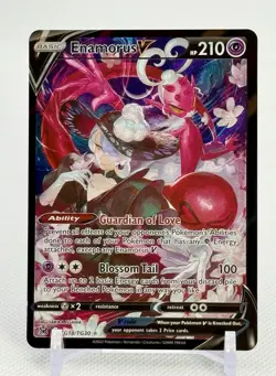 Enamorus V TG18/TG30 Pokemon TCG Lost Origin Trainer Gallery Holo Ultra Rare NM - Image 1
