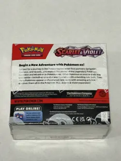 Scarlet and Violet Base Set Booster Box 36 Packs Pokemon TCG New & Sealed - Image 4