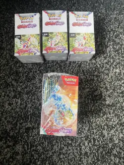 Pokemon TCG, Scarlet and Violet Base Set Booster Box 36 Packs + 3 Half Boosters - Image 4