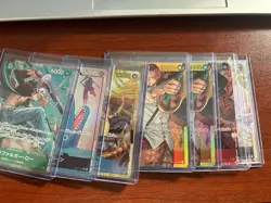 One Piece TCG 9 Card SR Lot - Image 1