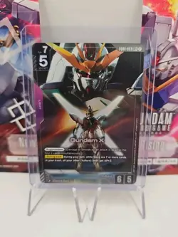Gundam X (LR+) GD02-053 - Gundam TCG Card Game - Dual Impact ALT ART FOIL - Image 1