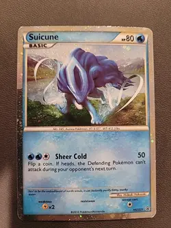 Suicune HGSS21 Holo Black Star Promo Pokemon Card - Image 1